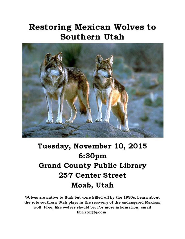 Restoring Mexican Wolves to